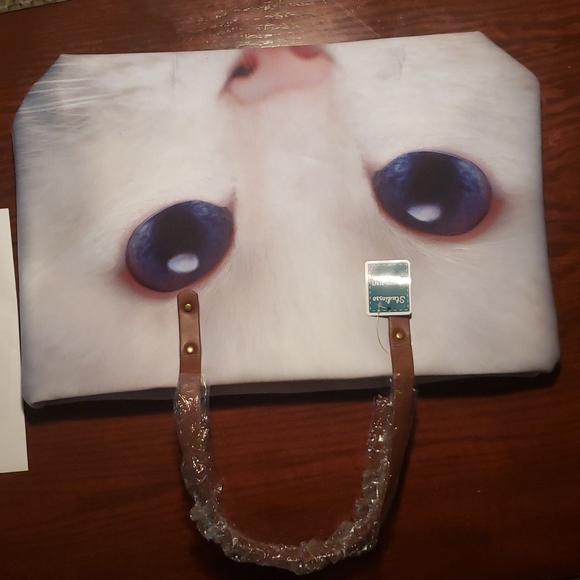 Cat eyes tote bag. Foam, practical for transporting electronics. - Picture 3 of 4